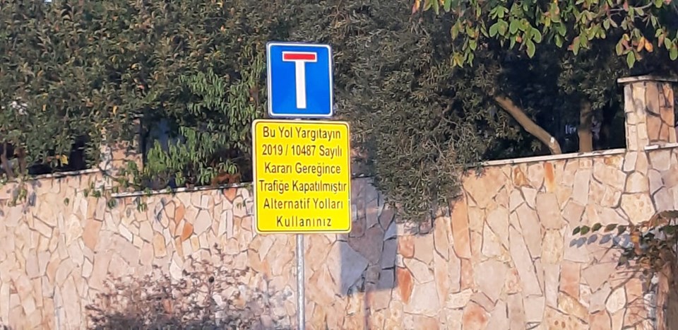 İstanbul'da yol mahkemelik oldu, 261 metrelik asfalt söküldü - 1