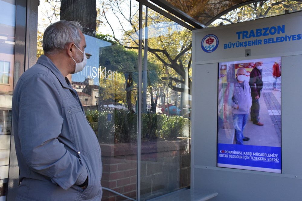 Trabzon'da maske takmayanların yüzü virüsle kaplandı! - 1