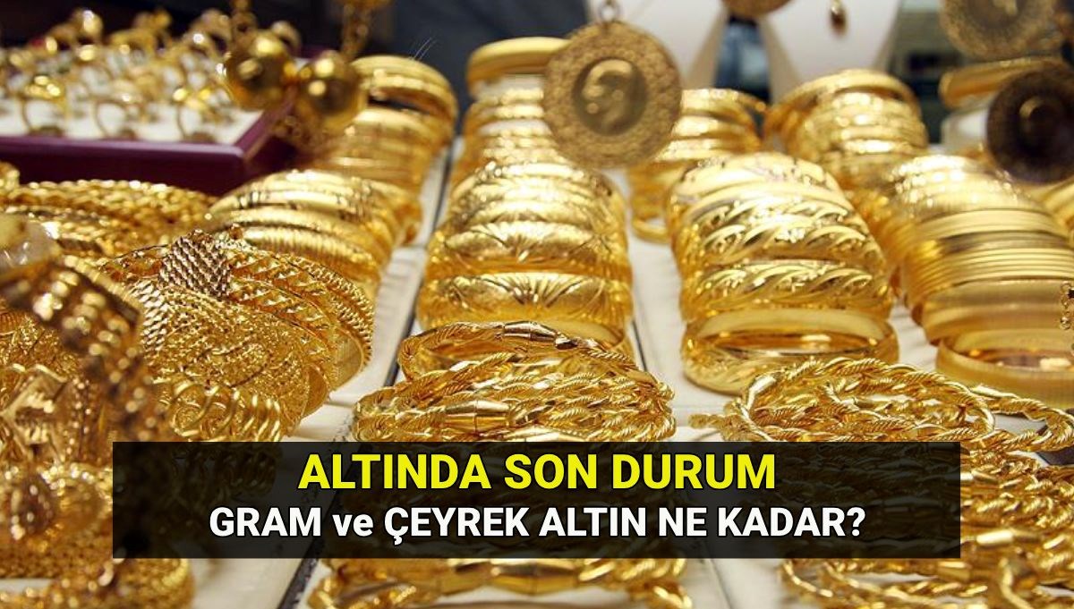 Altın fiyatlarında son dakika: 26 Haziran gram altın ve çeyrek altın kaç lira? Canlı altın kuru Altın fiyatlarında son dakika: 26 Haziran gram altın ve çeyrek altın kaç lira? Canlı altın kuru