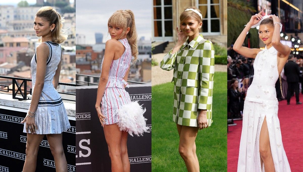 Tenisçilerden ilham aldı: Zendaya'dan stil dersi