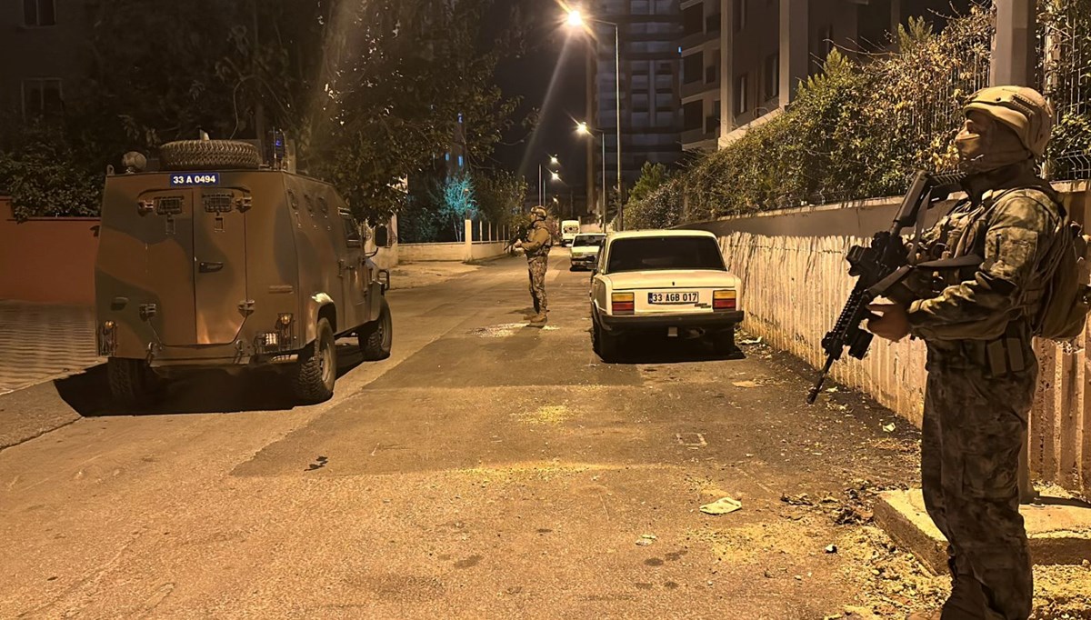 Mersin'de terör örgütlerine operasyon Mersin'de terör örgütlerine operasyon