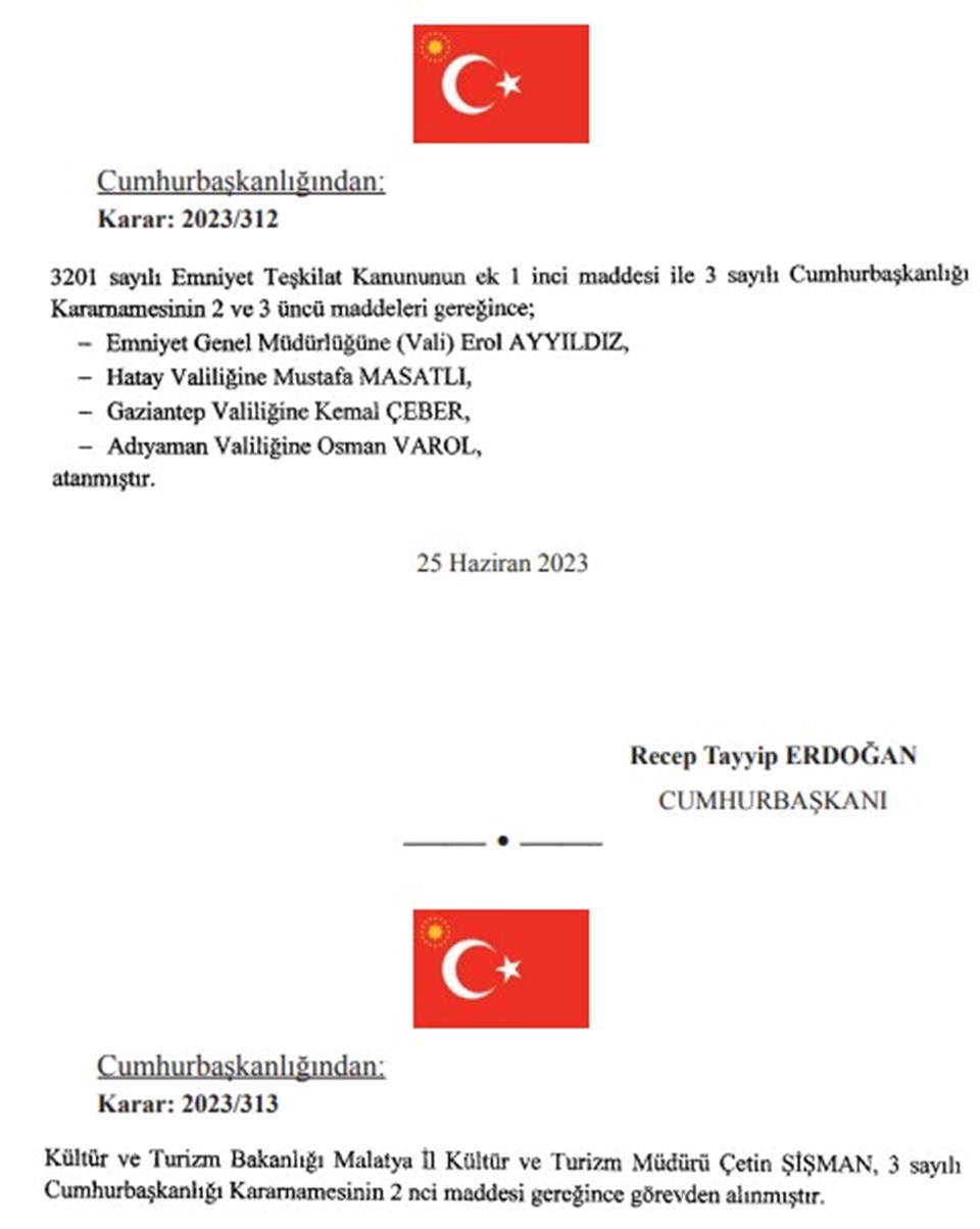 SON DAKİKA HABERİ: Yeni atama kararları Resmi Gazete'de - 3