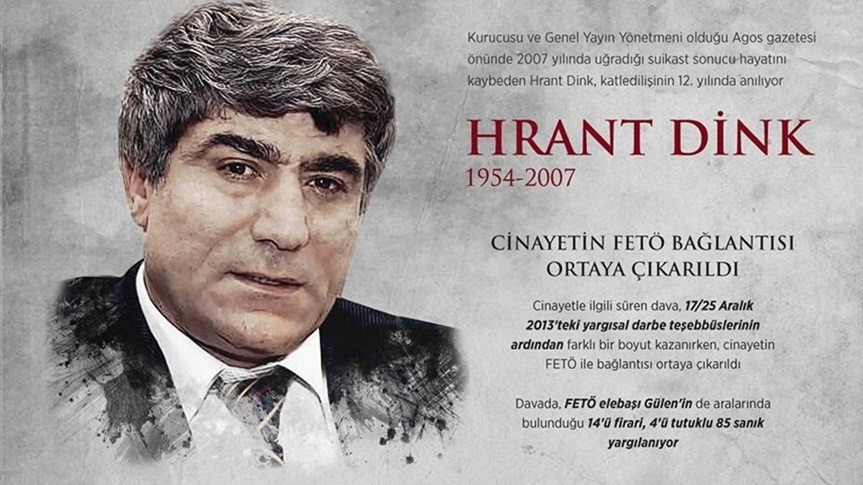 Hrant Dink'in öldürülmesinin üzerinden 18 yıl geçti - 1