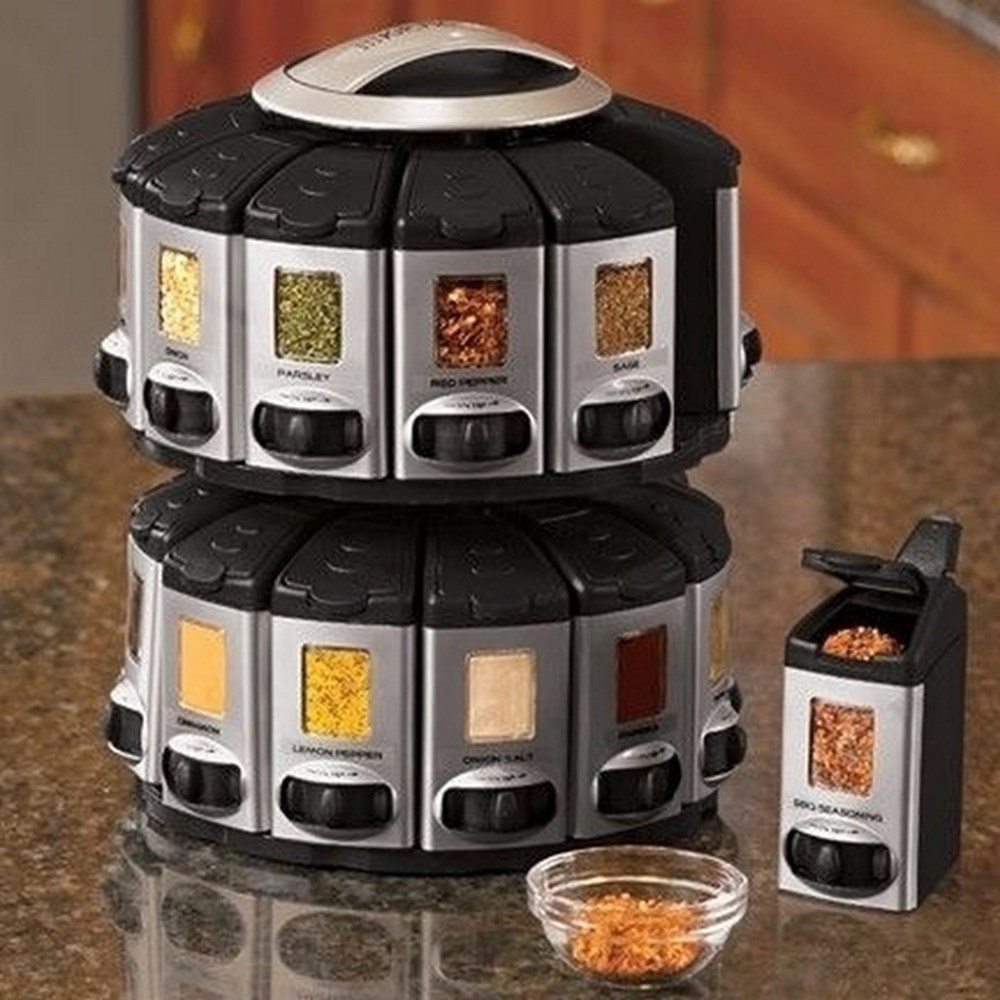 набор для специй spice rack carousel set