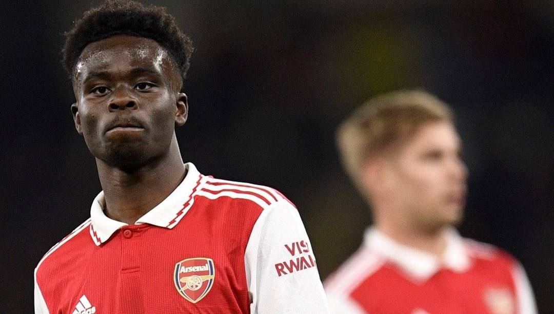 Premier Lig devi Arsenal'e Bukayo Saka şoku