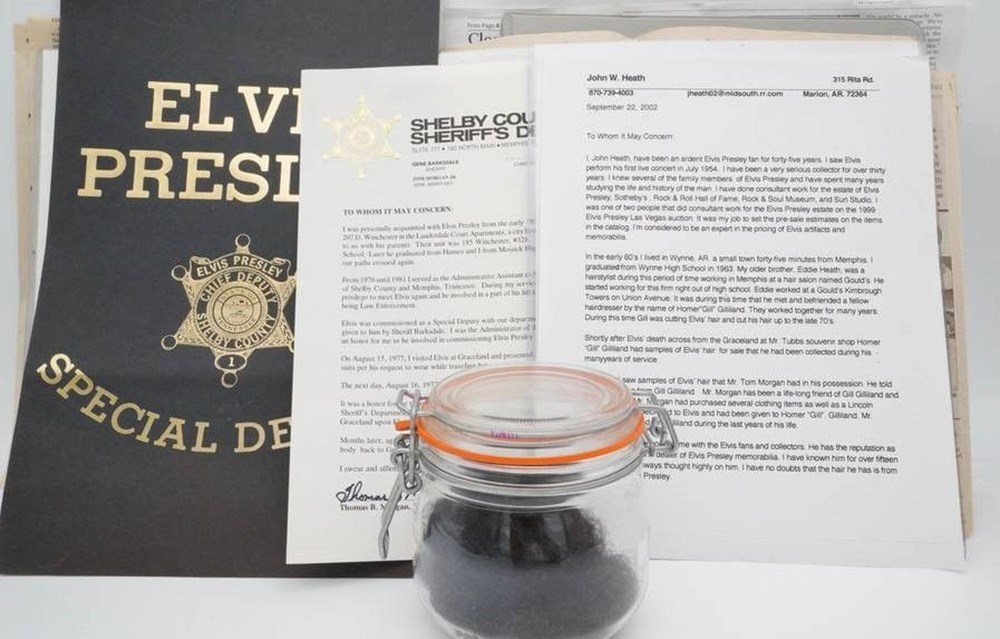 Elvis Presley’nin saçı müzayedede 605 bin liraya satıldı - 4