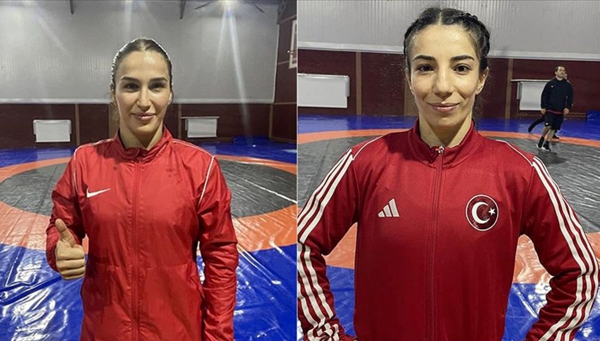 Milli kadın güreşçiler Çavuşoğlu ve Yavuz'un hedefi önce Avrupa sonra olimpiyat şampiyonluğu