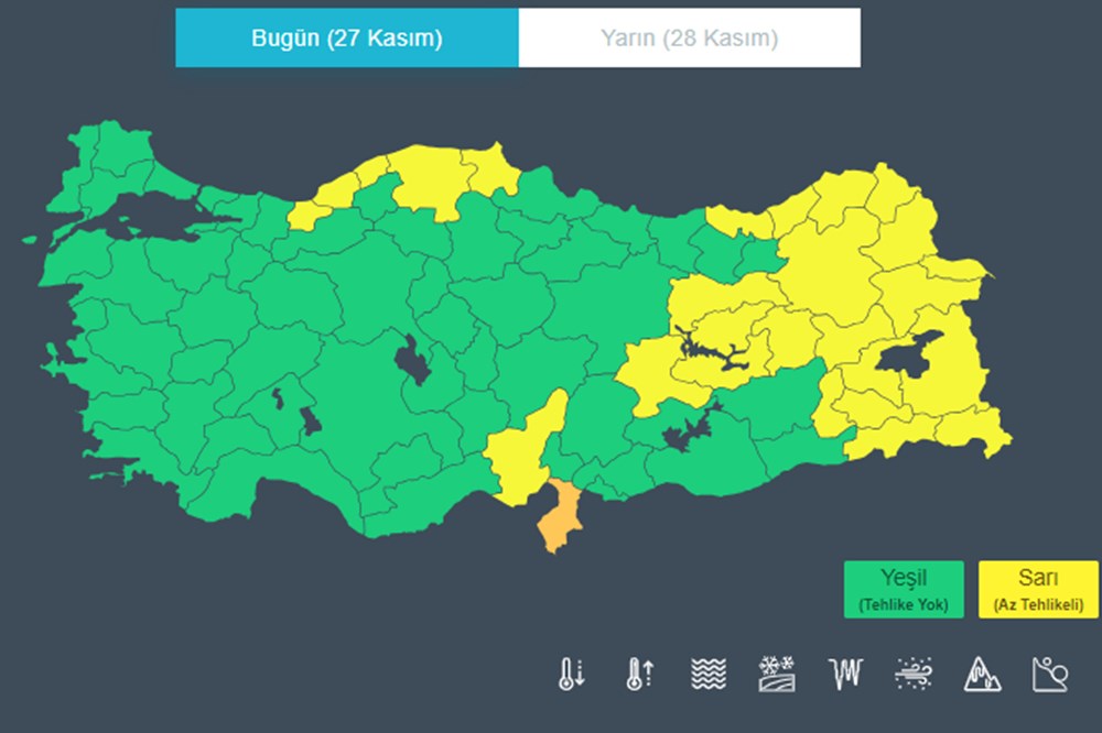 Bu hafta hava nasıl olacak? (27 Kasım-3 Aralık hava durumu) - 4