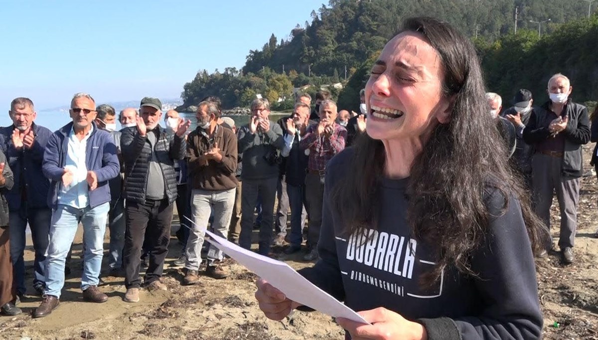 Çevreci ressamın yanan evine ‘kundaklama’ şüphesi: Gözyaşları içinde basın açıklaması