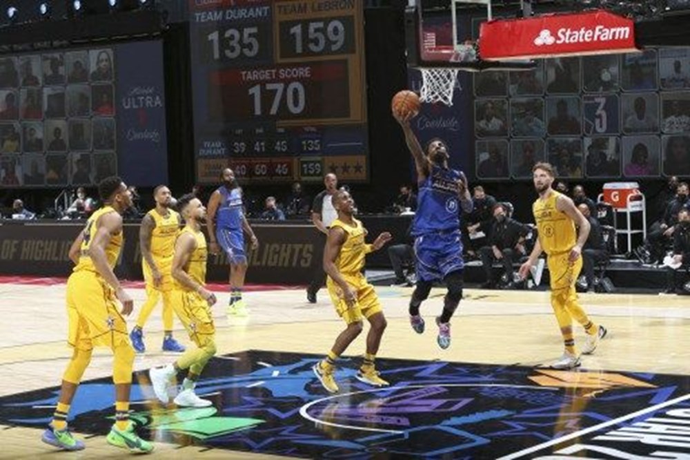 NBA All Star 2021'de LeBron'un takımı Durant'ın takımını yendi - 3