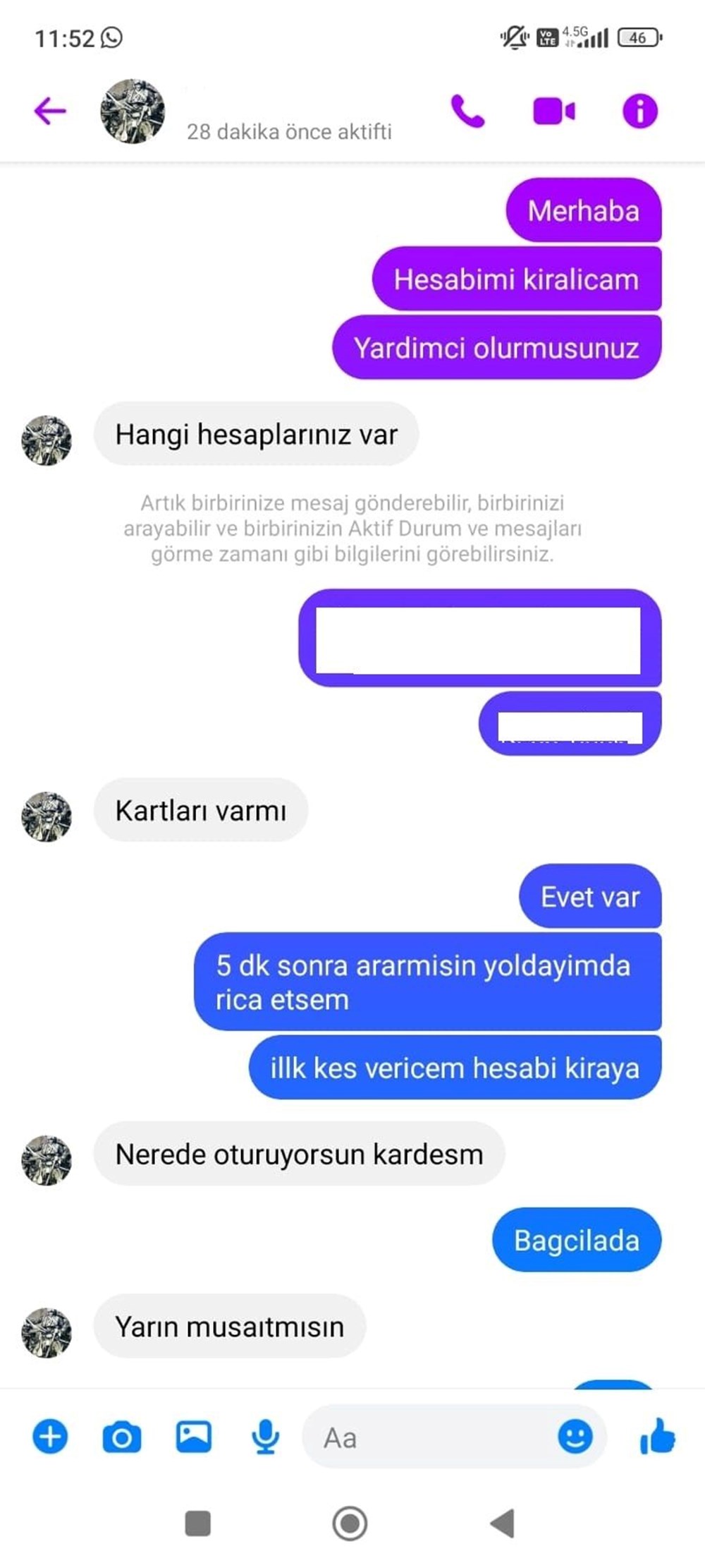 Dolandırıcıların yeni yöntemi: Banka hesabı kiralama - 2