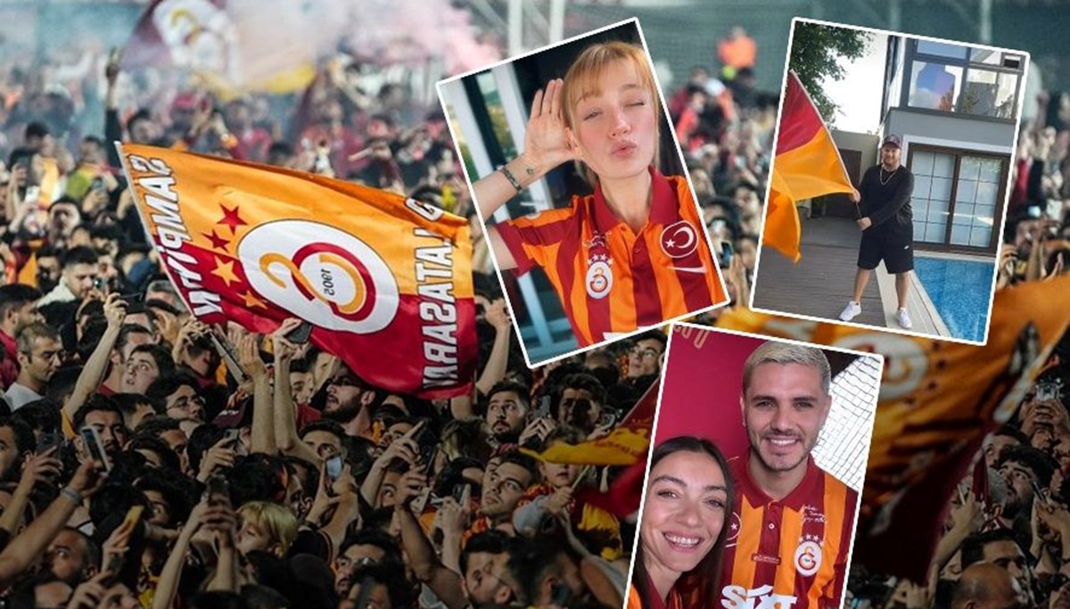 Ünlü isimler Galatasaray'ı şampiyonluğunu böyle kutladı!