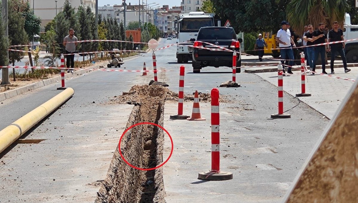 Doğalgaz hattı çalışmasında el yapımı patlayıcı bulundu Doğalgaz hattı çalışmasında el yapımı patlayıcı bulundu