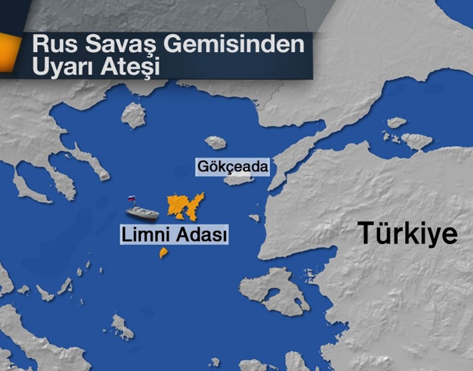 Rus gemisinden Türk teknesine uyarı ateşi - 1