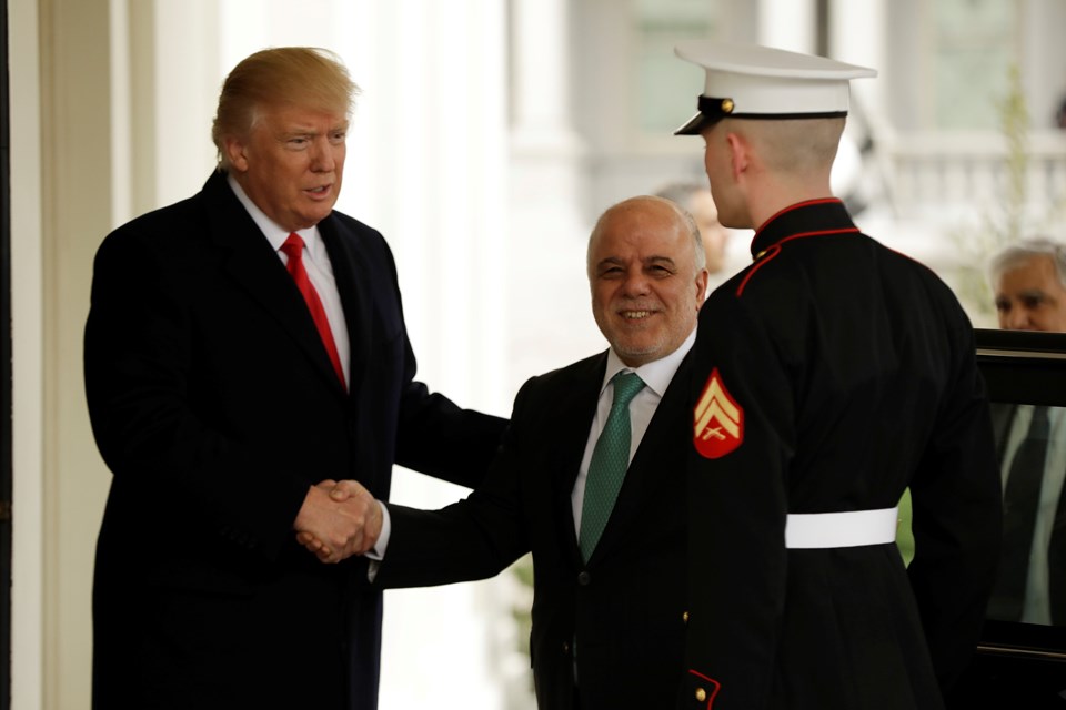Trump, Irak Başbakanı İbadi ile Beyaz Saray'da görüştü - 1