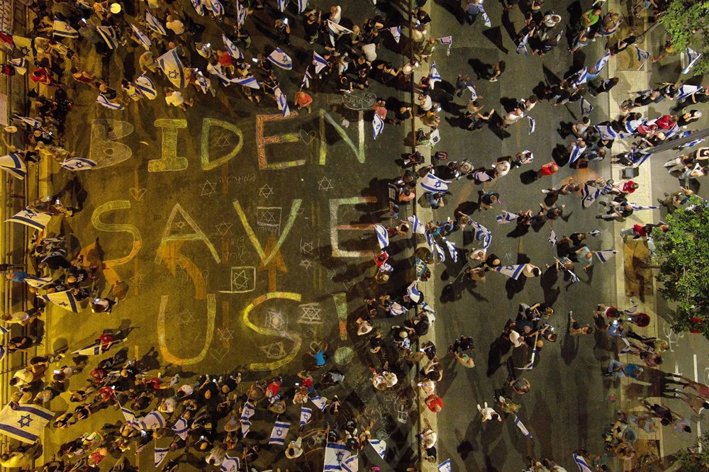 İsrail'de yüz binler yine sokaklarda: Hükümetin yargı düzenlemesine protesto - 13