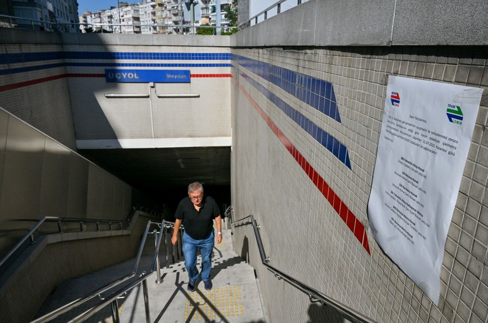 İzmir'de metro ve tramvay işçilerinin grevi sürüyor - 5