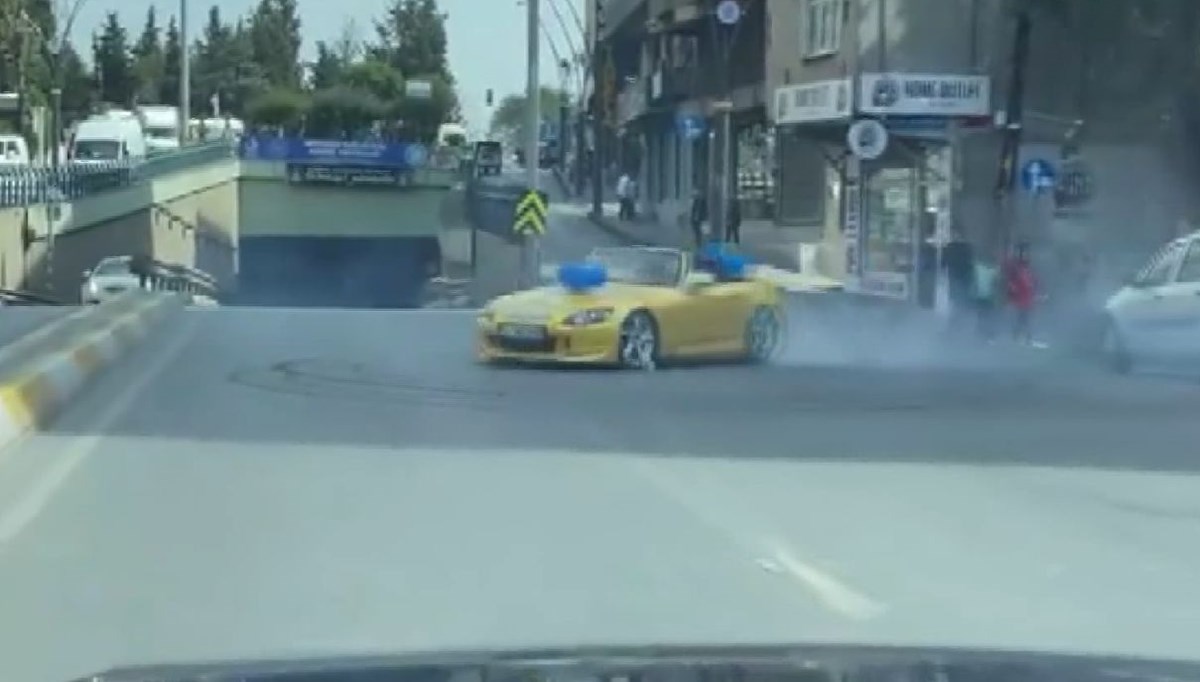 Sosyal medyada paylaşılan drift görüntüsüne 8 bin lira ceza