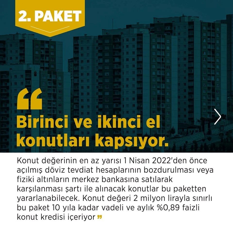 Konut finansmanı için 3 ayrı paket - 2