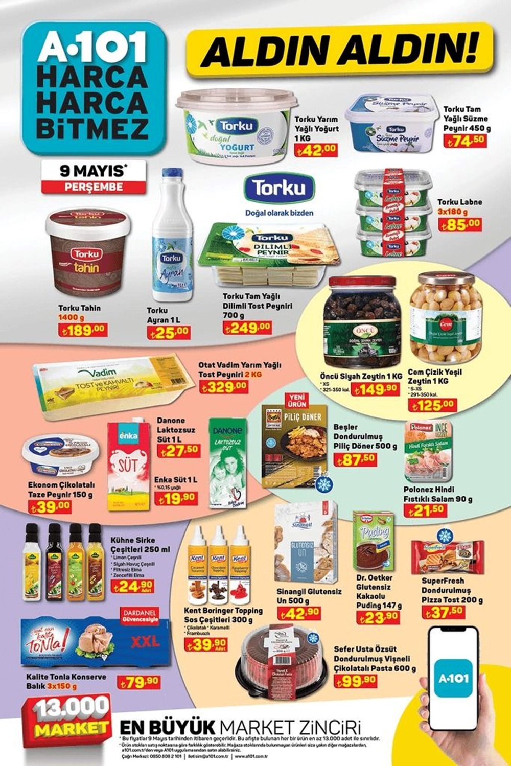 تركيا اليوم عروض وخصومات منوعة من سلسلة متاجر A101 هذا الأسبوع خصومات A101 الحالية 9 مايو 2024: منتجات مخفضة جديدة في سوق A101 هذا الأسبوع - 7