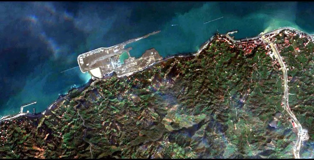 Türkiye yüz ölçümünü değiştiren deniz dolgusu uydu fotoğraflarında - 12