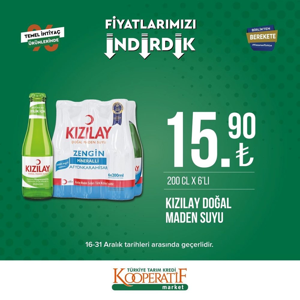 Tarım Kredi Kooperatif Market yeni indirimli ürünler listesini yayınladı (16-31 Aralık güncel indirimli ürünler kataloğu) - 6