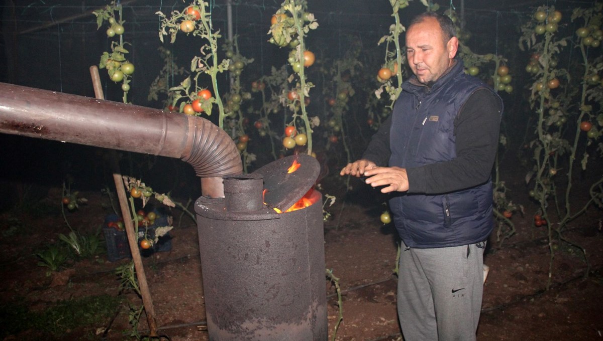 Çiftçilerin zirai don nöbeti başladı