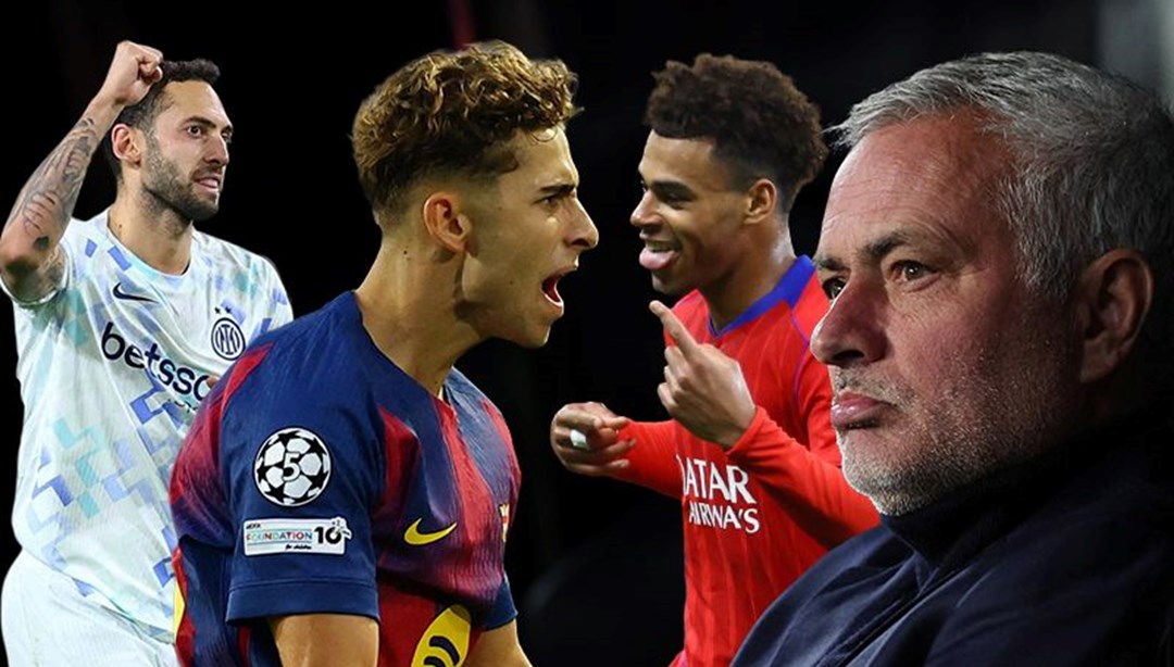 Ne gece ama: Mourinho yıkıldı, Hakan Çalhanoğlu fileleri sarstı, Şampiyonlar Ligi'nde 43 gollük resital gerçekleşti!