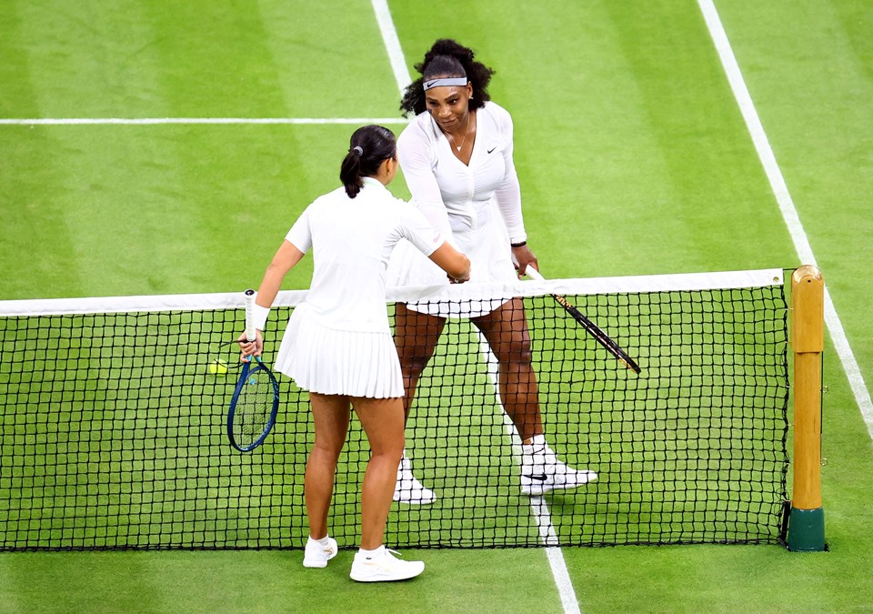 Serena Williams'tan Wimbledon'a ilk turda veda - 1