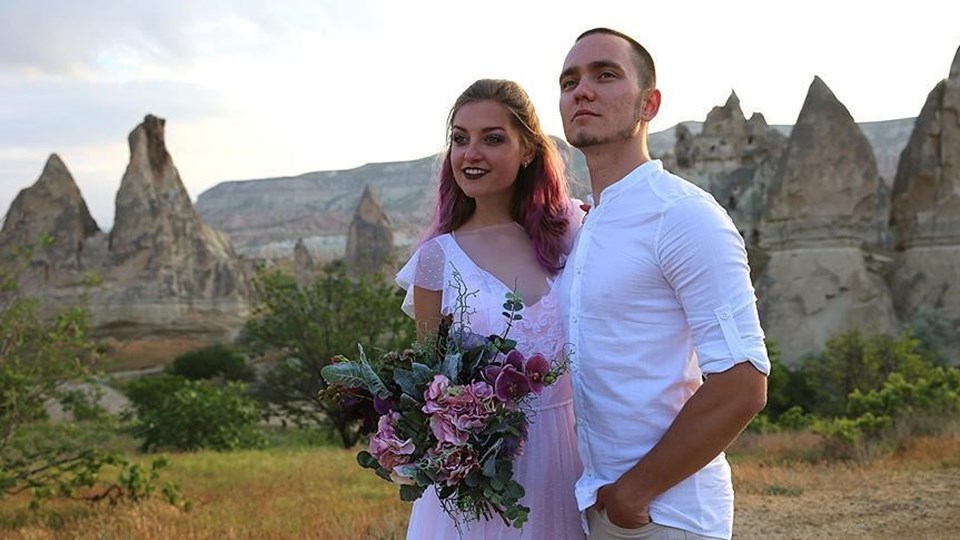 Turistlerin düğün fotoğrafında gözde mekanı: Kapadokya - 2