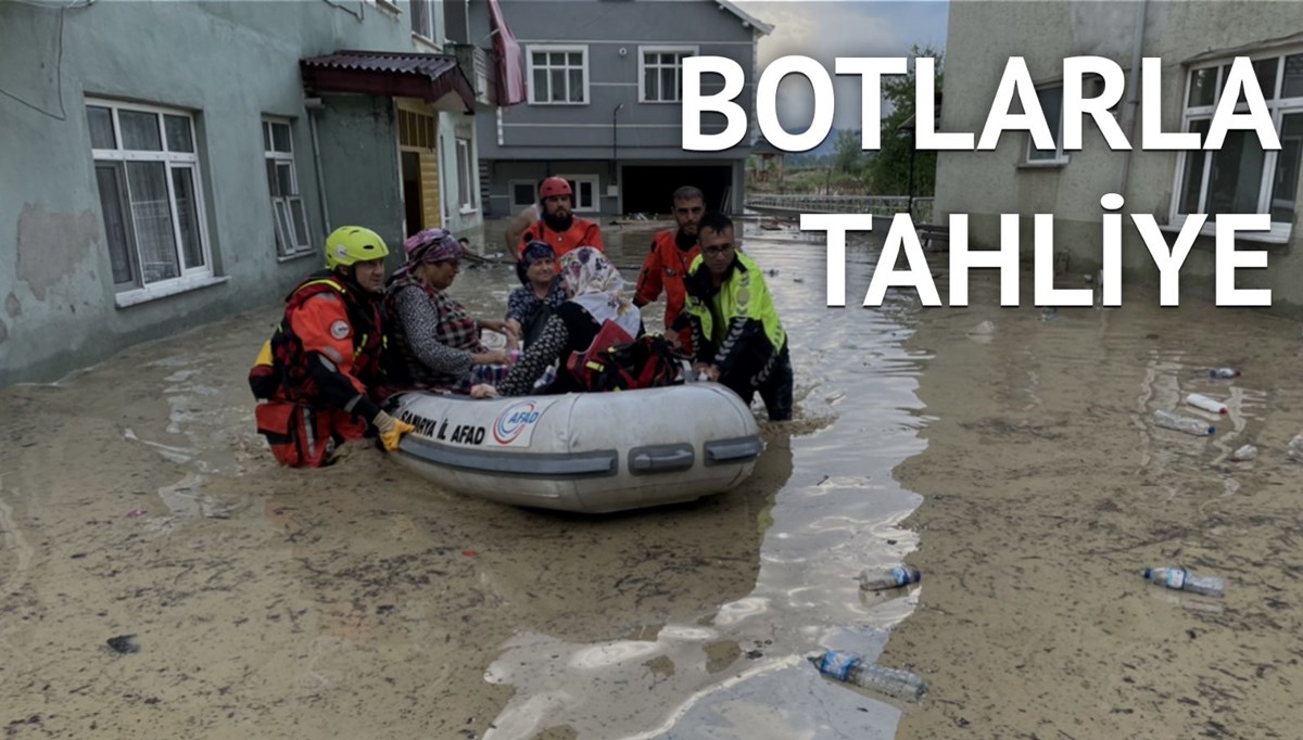 Batı Karadeniz'i sel vurdu