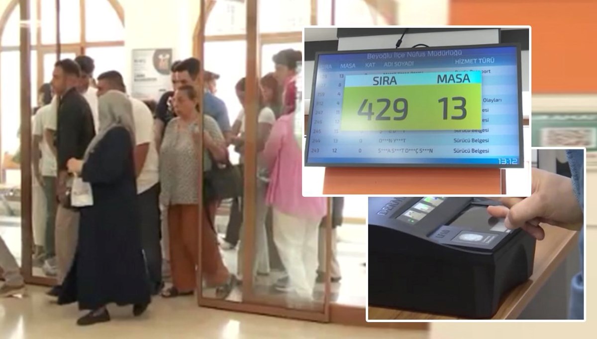 Nüfus müdürlüklerinde randevu krizi! Son iki güne girildi, ehliyet için 7 bin lira ödemek istemeyenler akın etti