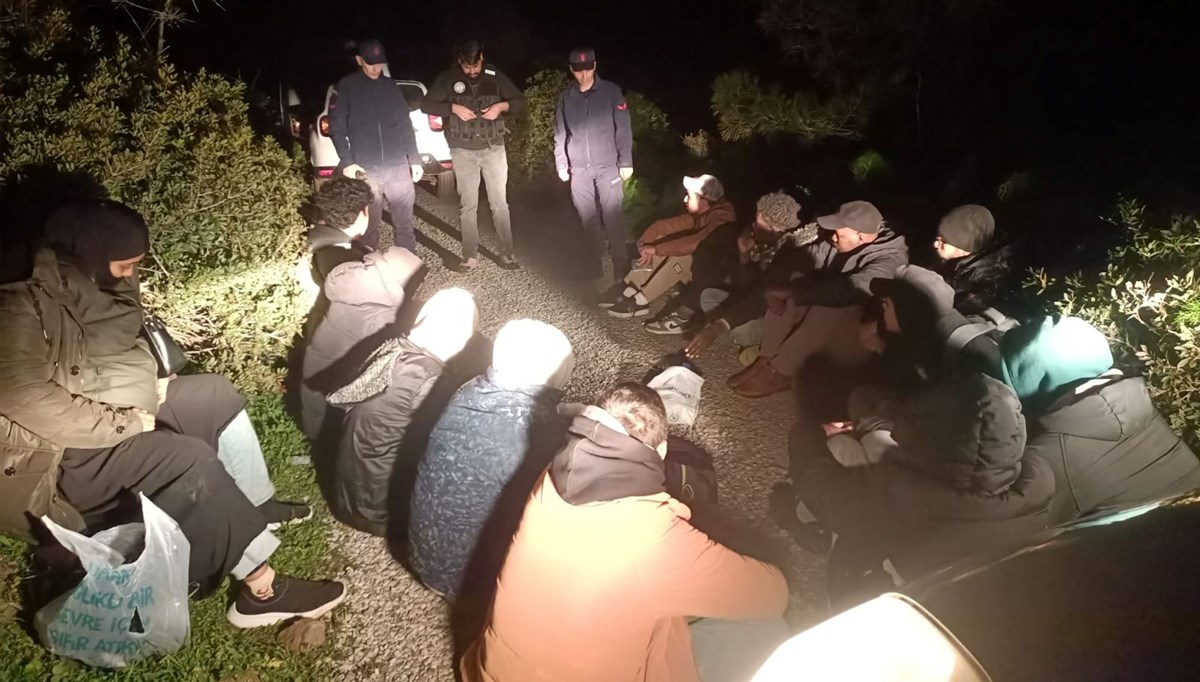 Edirne'de 16 düzensiz göçmen yakalandı