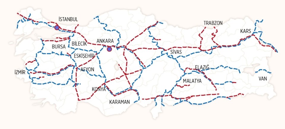 52 il hızlı trenlerle birbirine bağlanacak - 1