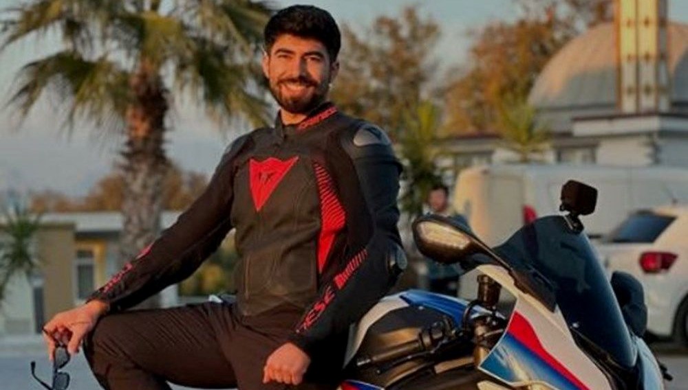 Motosiklet kazası kamerada