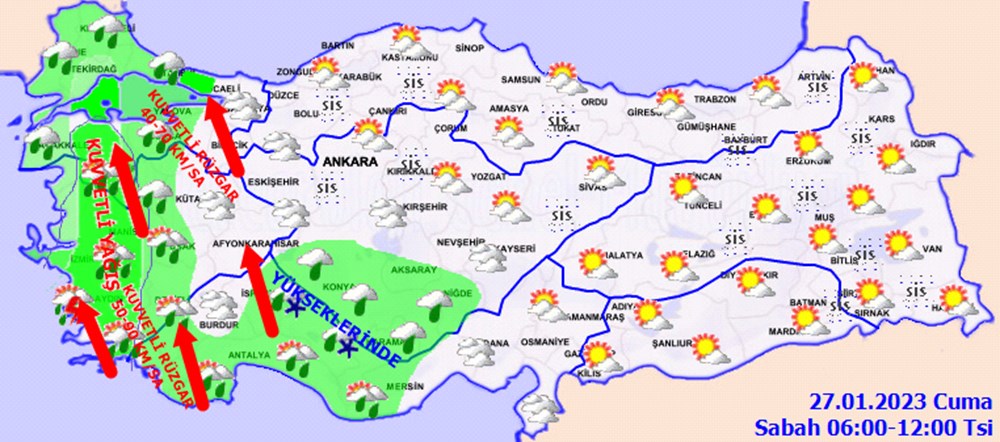 Meteoroloji'den 21 il için uyarı! (İstanbul, Ankara ve diğer illerde bugün hava nasıl olacak?) - 8