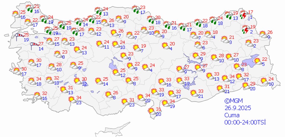 İstanbul dahil 11 il için fırtına uyarısı: İki gün sürecek - 8