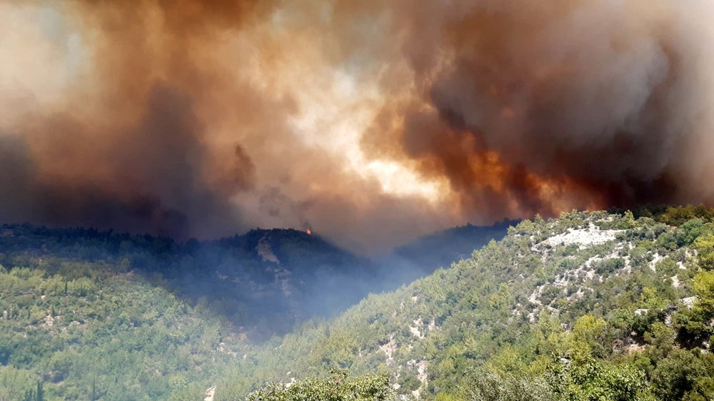 Antalya Manavgat'ta büyük yangın - 16