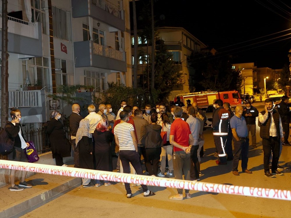 Ankara'da kolonu patlayan 24 daireli bina boşaltıldı - 5