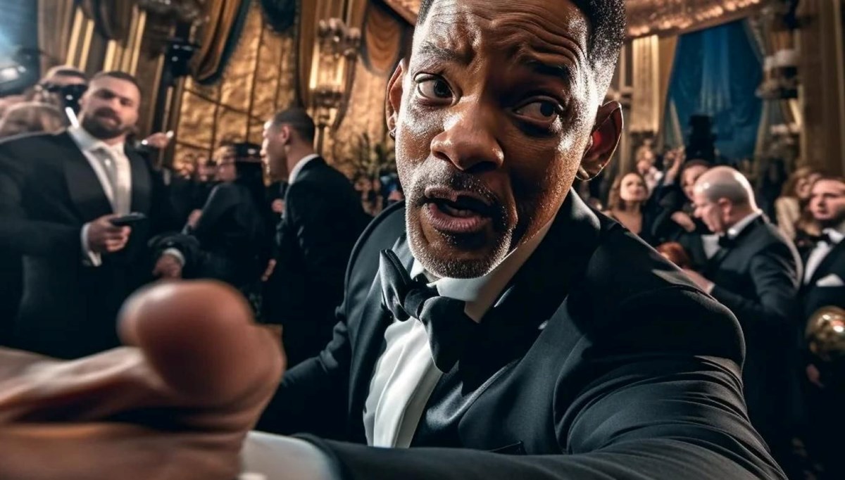 Will Smith'in tokadı yapay zekayla Chris Rock'ın gözünden canlandırıldı