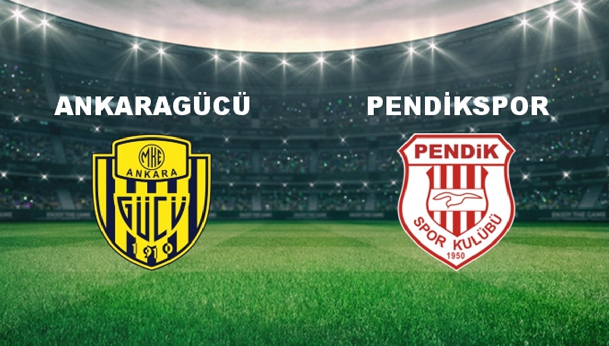 Ankaragücü - Pendikspor Maçı Ne Zaman? Ankaragücü - Pendikspor Maçı Hangi Kanalda Canlı Yayınlanacak?