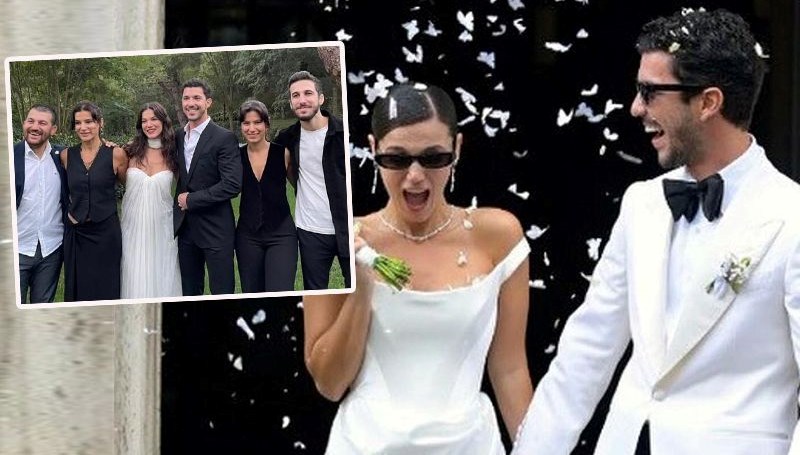 Roma'da evlendiler: Pınar Deniz ile Kaan Yıldırım nikah yemeği düzenledi