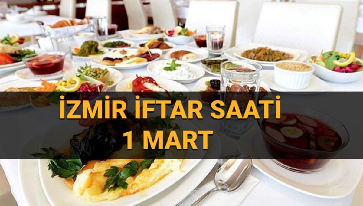 İzmir iftar saati: Diyanet İzmir İmsakiyesi: İzmir’de iftara kaç saat kaldı, kaç dakikaya oruç açılacak? İzmir iftar saati: Diyanet İzmir İmsakiyesi: İzmir’de iftara kaç saat kaldı, kaç dakikaya oruç açılacak?