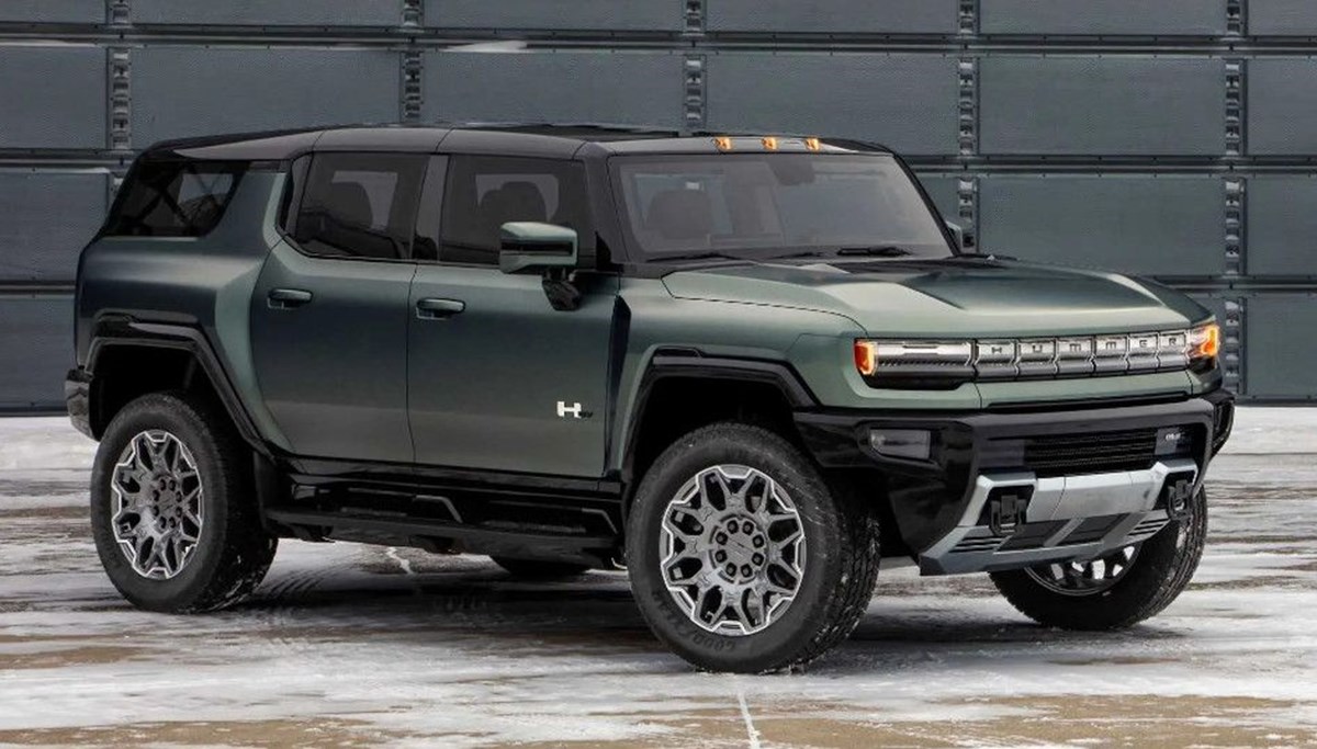Elektrikli Hummer'ın SUV versiyonu tanıtıldı Elektrikli Hummer'ın SUV versiyonu tanıtıldı