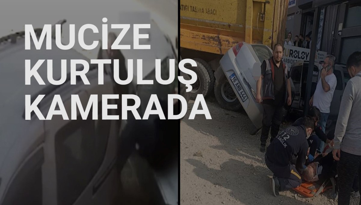 Freni boşalan hafriyat kamyonu dehşet saçtı Freni boşalan hafriyat kamyonu dehşet saçtı