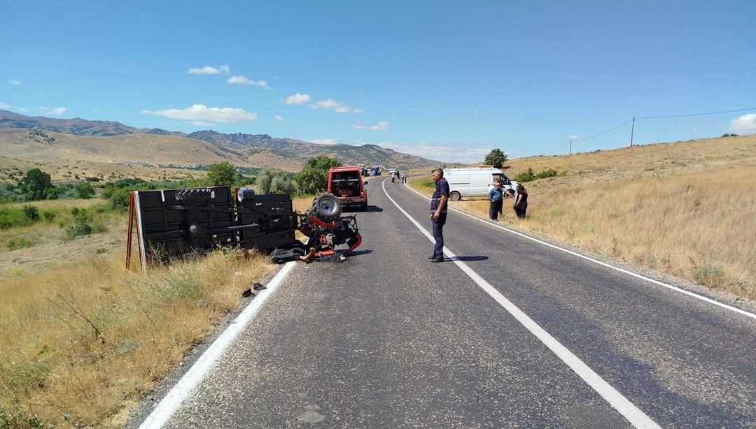 Malatya'da patpat devrildi: 1 ölü,1 yaralı