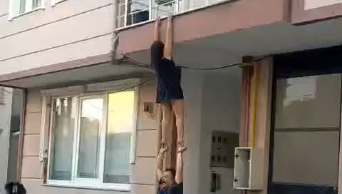 Burdur'da bir garip intihar girişimi