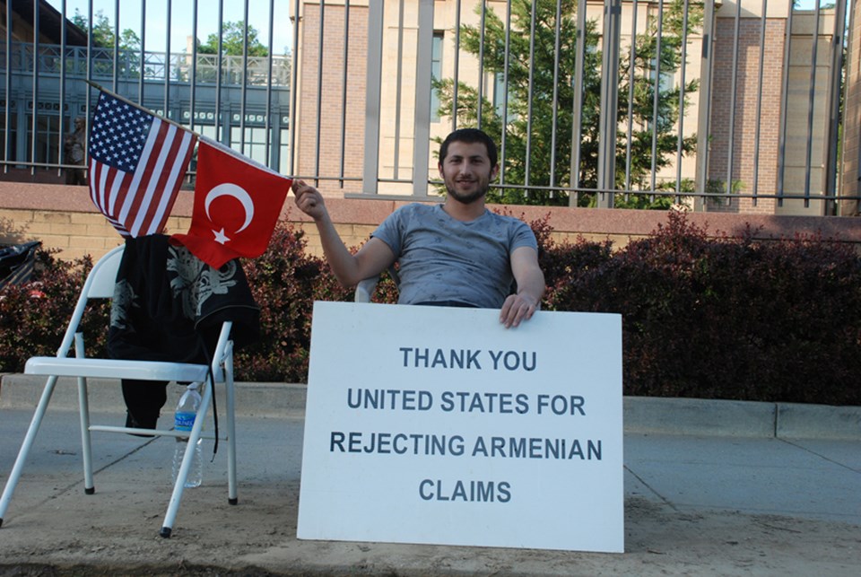 Ermenilerden Beyaz Saray önünde gösteri  - 1