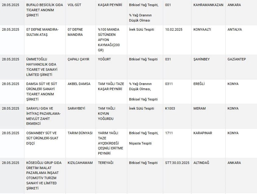 Gıda sahtekarları ifşalandı... Lahmacun, yoğurt, börek hepsi sakıncalı - 7
