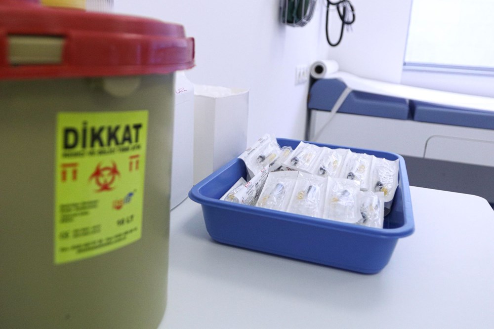Ankara Şehir Hastanesi'nde 25 aşı uygulama odası oluşturuldu - 3